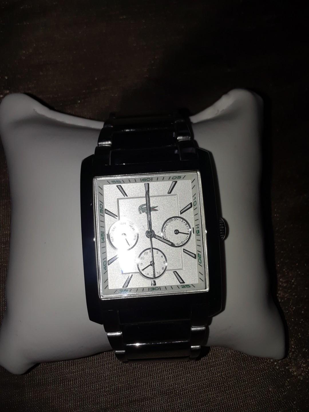 lacoste square watch