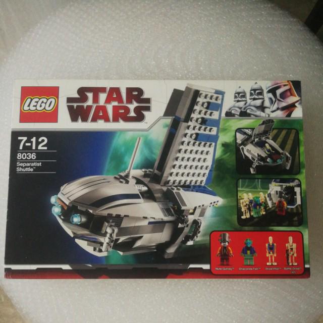 New LEGO Star Wars Separatist Shuttle 8036 Factory Sealed box