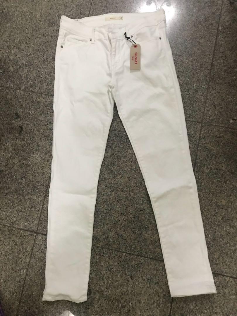 levi's white jeans womens