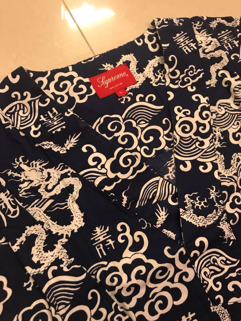 95 NEW SUPREME IMPERIAL DRAGON PRINT LONG SLEEVE SHIRT Carousell
