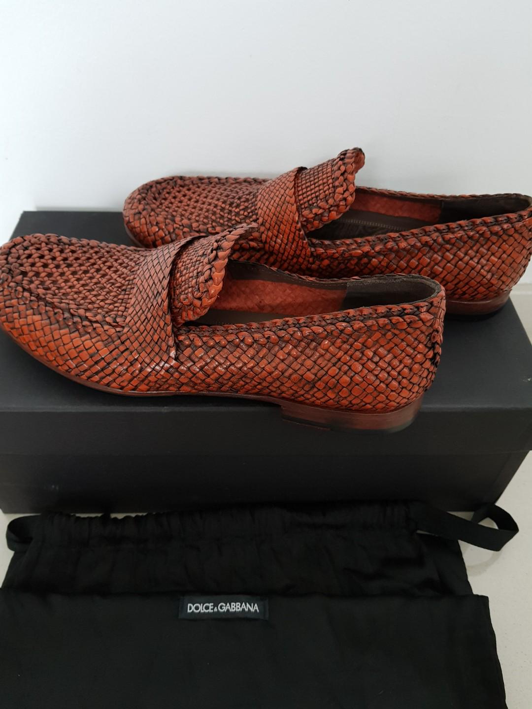 Made In Italy branded Dolce Gabbana D G Luxury shoes size 9