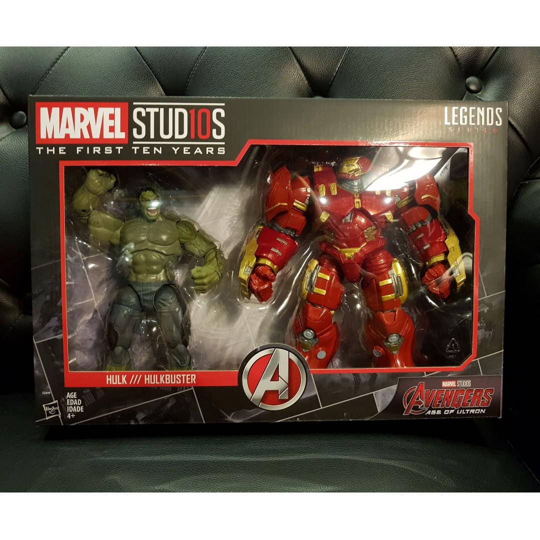 marvel legends first ten years hulk and hulkbuster
