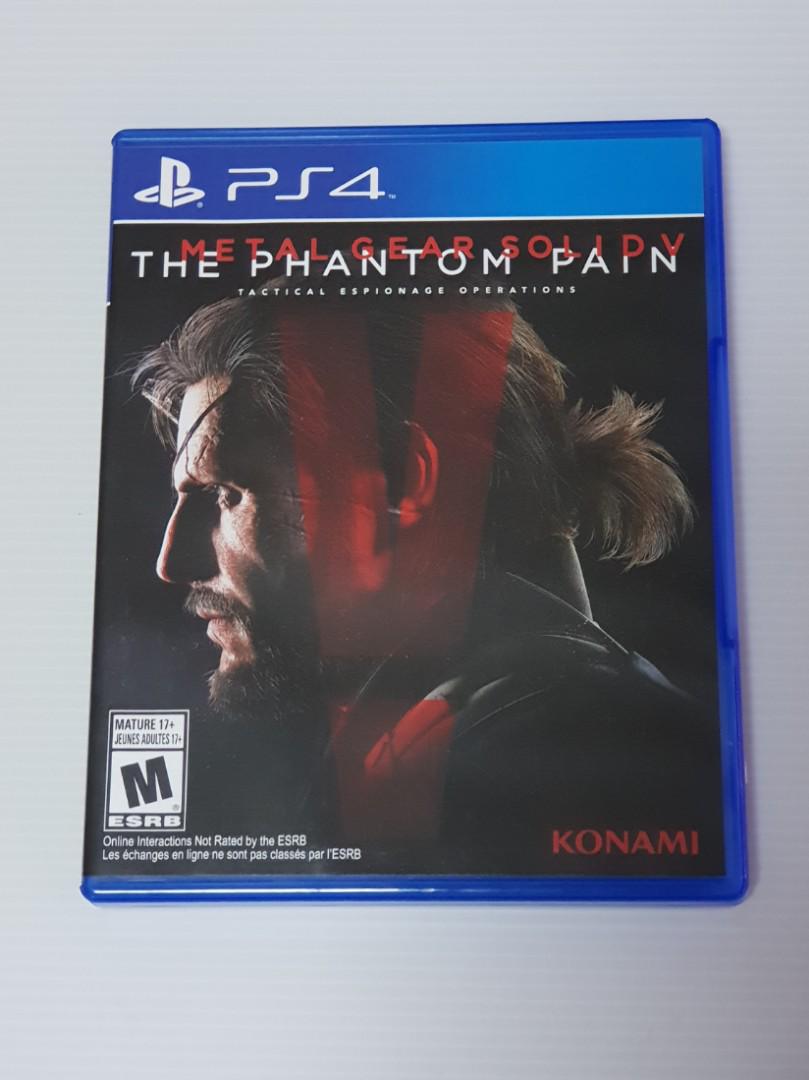 Metal Gear Solid V The Phantom Pain Ps4 Games Playstation
