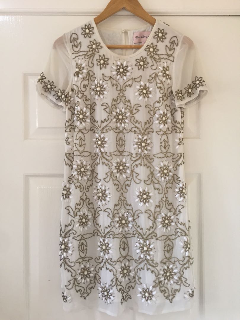 miss selfridge white dress