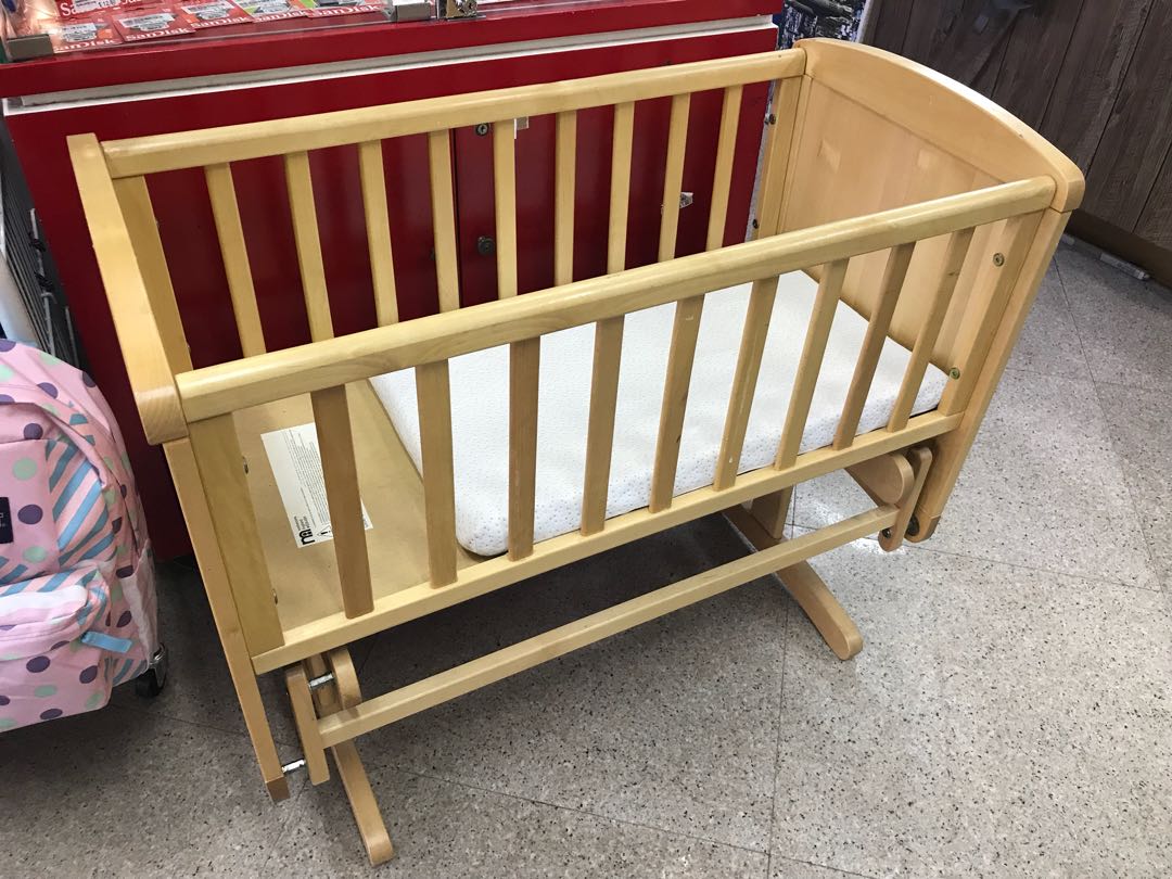 mothercare gliding crib natural