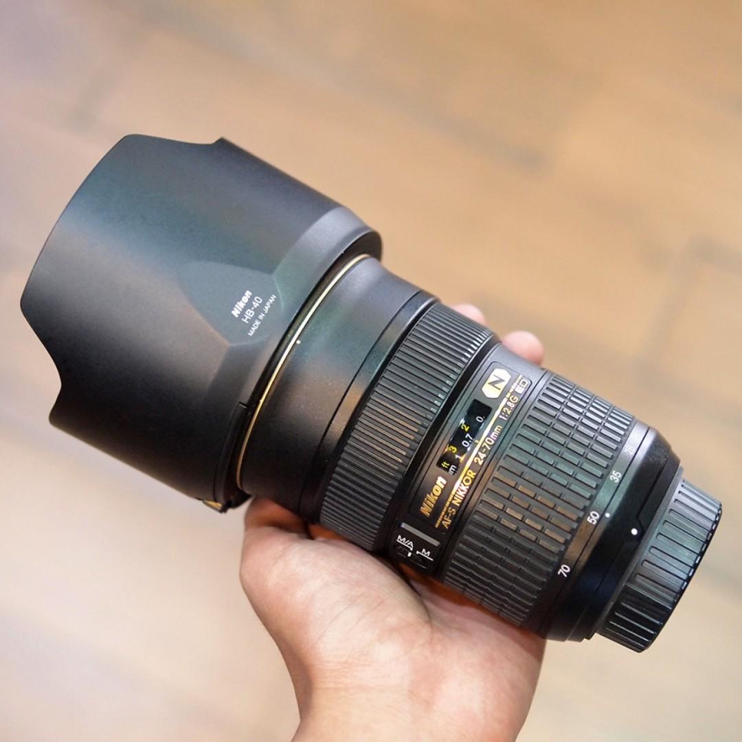 Nikon Af S Nikkor 24 70mm F 2 8g Ed Photography Lenses On Carousell