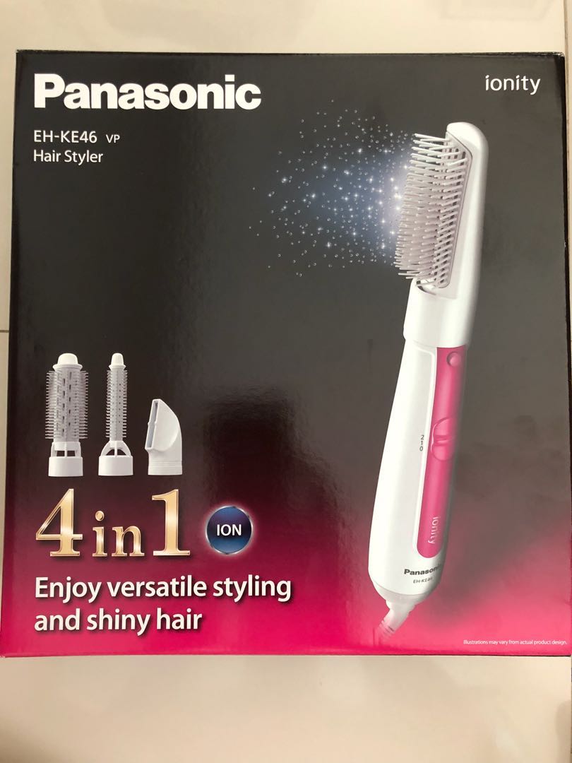 panasonic hair straightener brush