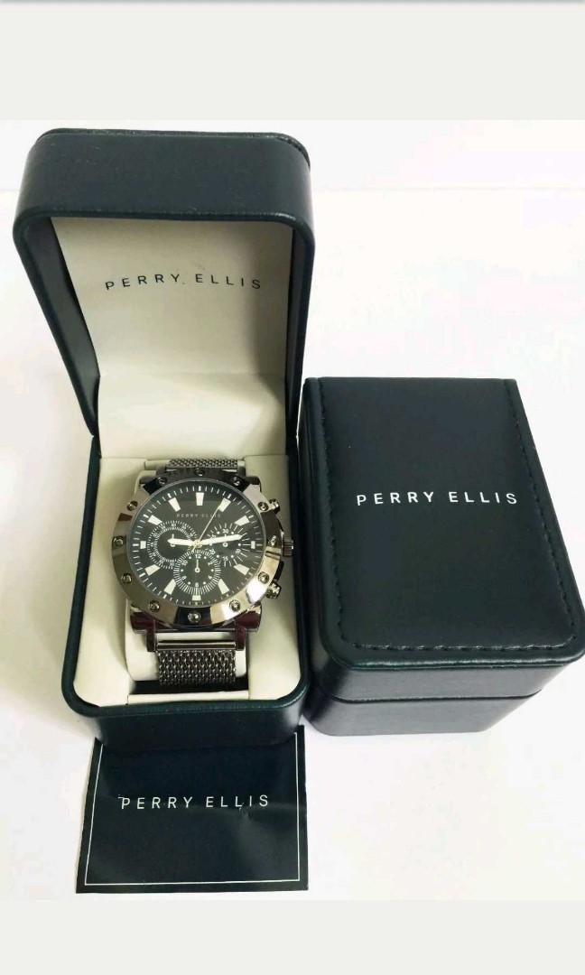 Perry ellis watch box new arrivals