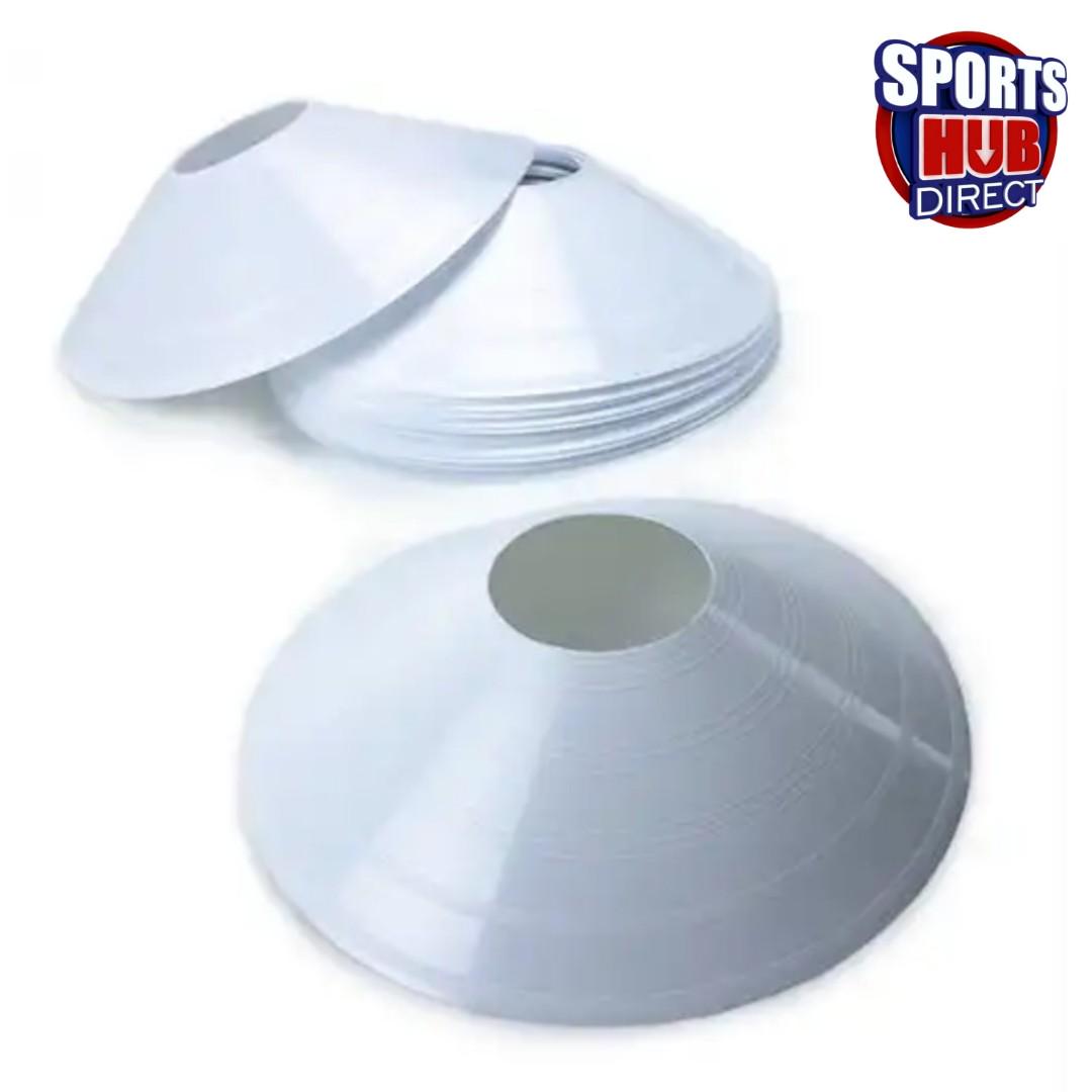 Plastic White Discs Cones Field Markers, Hobbies & Toys, Stationery