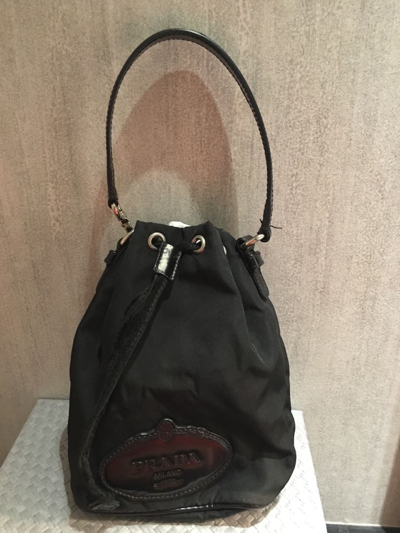 nylon bucket bag