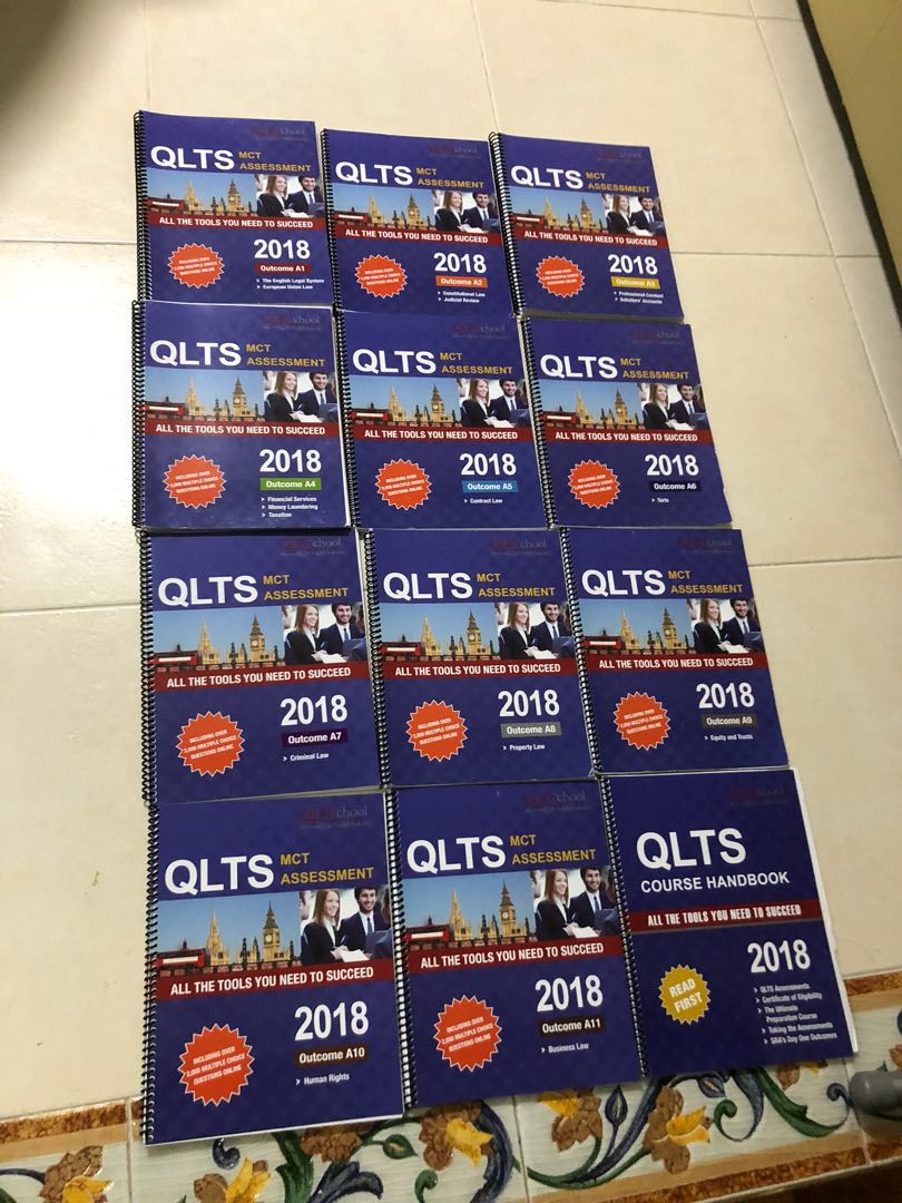Qlts Mct Guidebooks Books Stationery Textbooks Professional Studies On Carousell Candidates wishing to apply for exemption from any part of the qlts assessments must contact the sra. qlts mct guidebooks