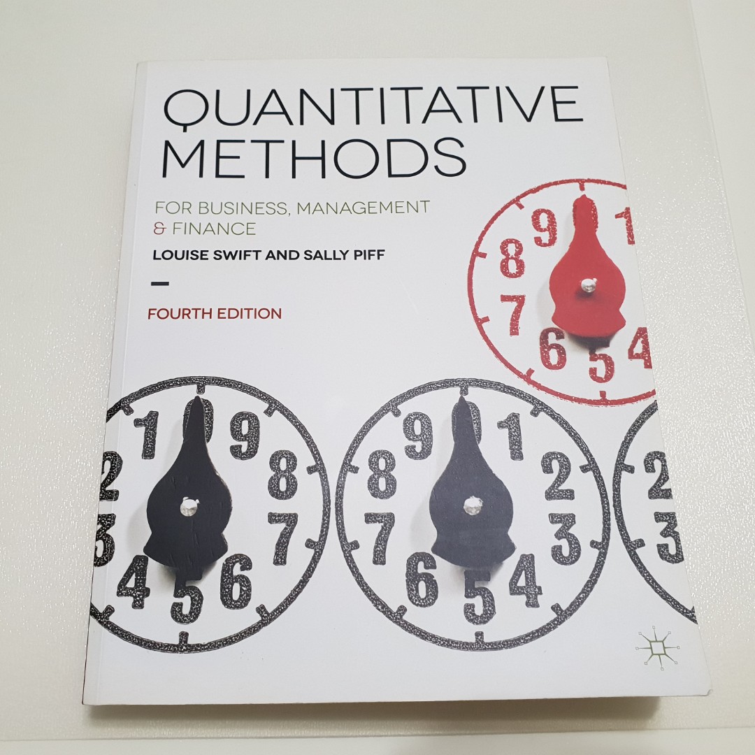 Quantitative Methods For Business Management And Finance Computers Tech Office Business Technology On Carousell