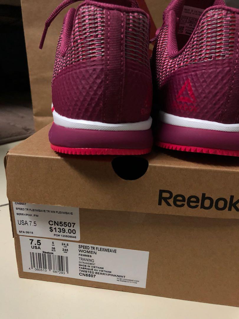 Reebok Speed TR flexweave Women USA 7.5 UK 5 Women s Fashion
