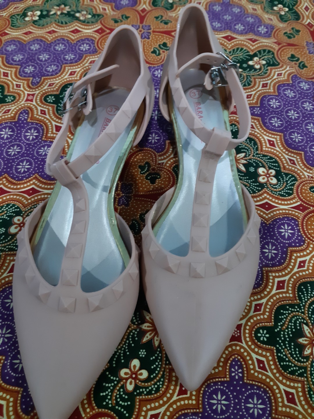 sepatu heels jelly