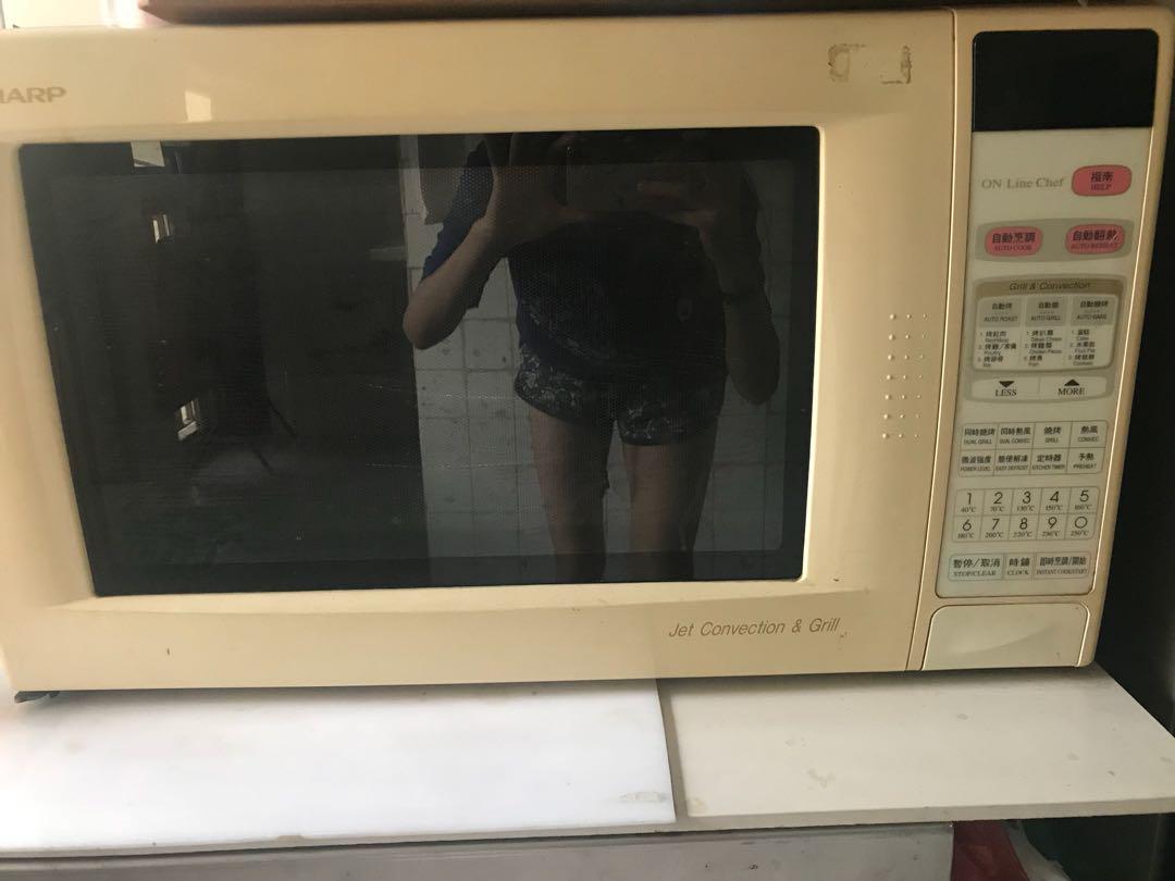 sharp microwave convection oven