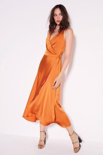sheike rust dress
