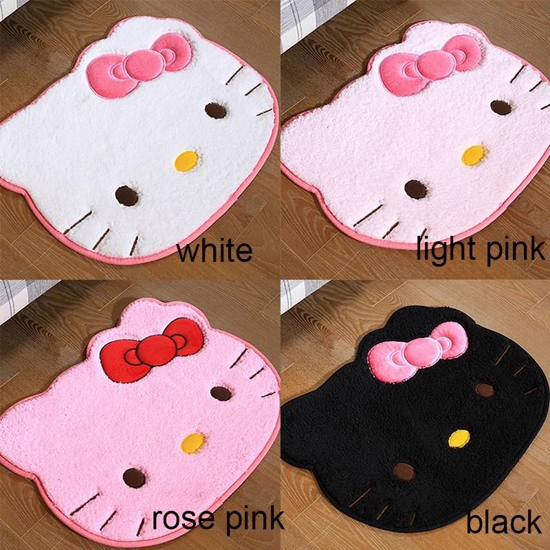 Size 55cm 45cm Hello Kitty Bedroom Carpet Cartoon Carpets For