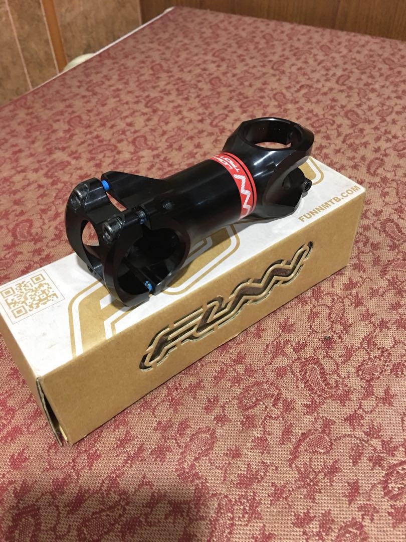 Stem Funn (Category: Bicycles) located in Kuala Lumpur. Submitted by apro83 (Listing ID 186076166, Image 1). Description: Newly used Stem Funn 0 degree - 31.8mm 90mm - weight 0.148g Original price RM 198 asking for Rm110 Call or what apps to zero one two 9142322 COD Sek 11 shah alam.
