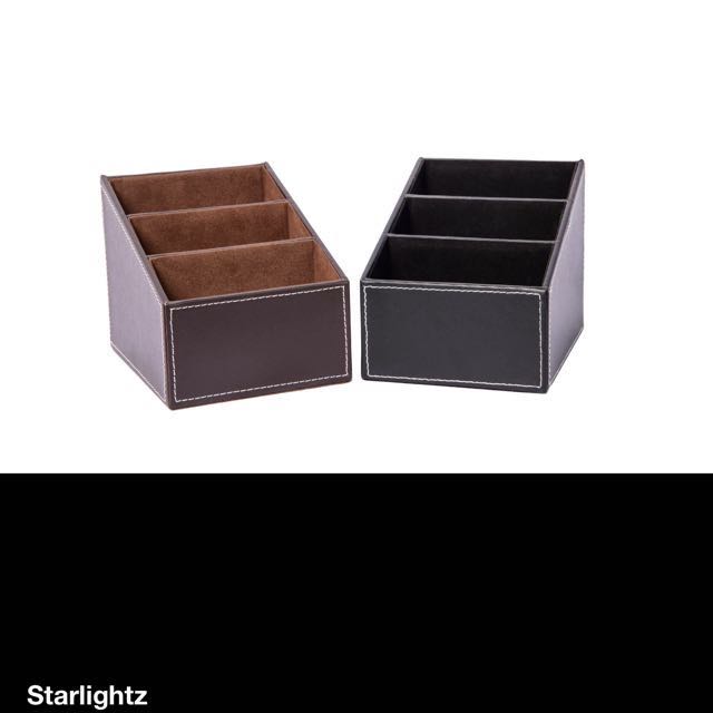 Stylish Faux Leather Stationery / Remote Control Holder, Mobile Phones & Gadgets, Mobile