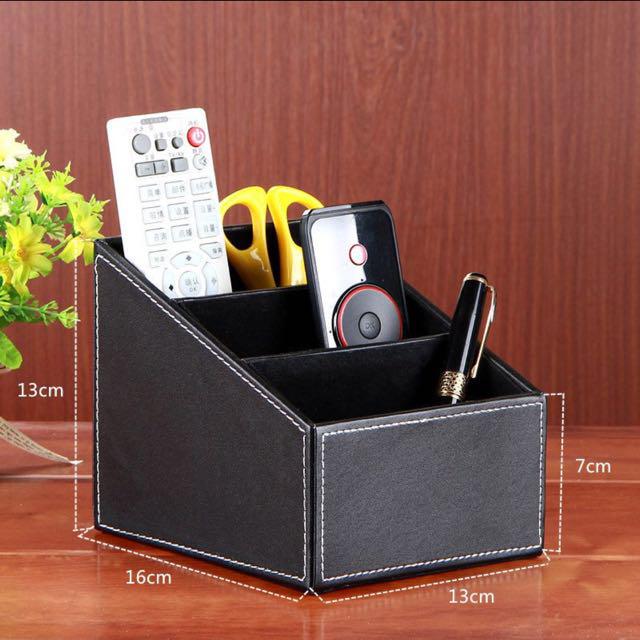 Stylish Faux Leather Stationery / Remote Control Holder, Mobile Phones & Gadgets, Mobile
