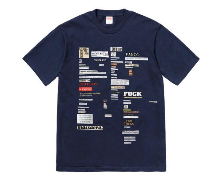 Supreme cut outs tee cheap