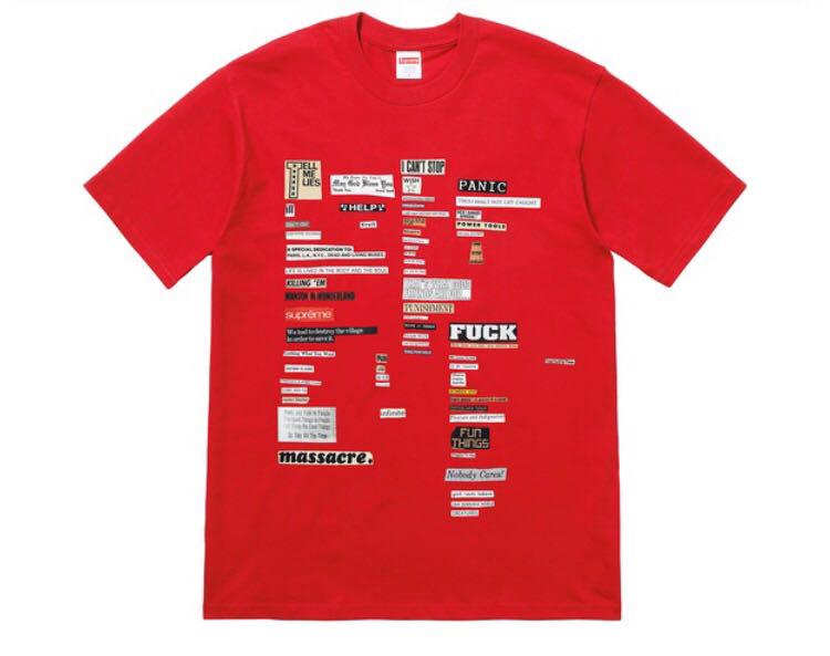 Supreme cutout tee sales