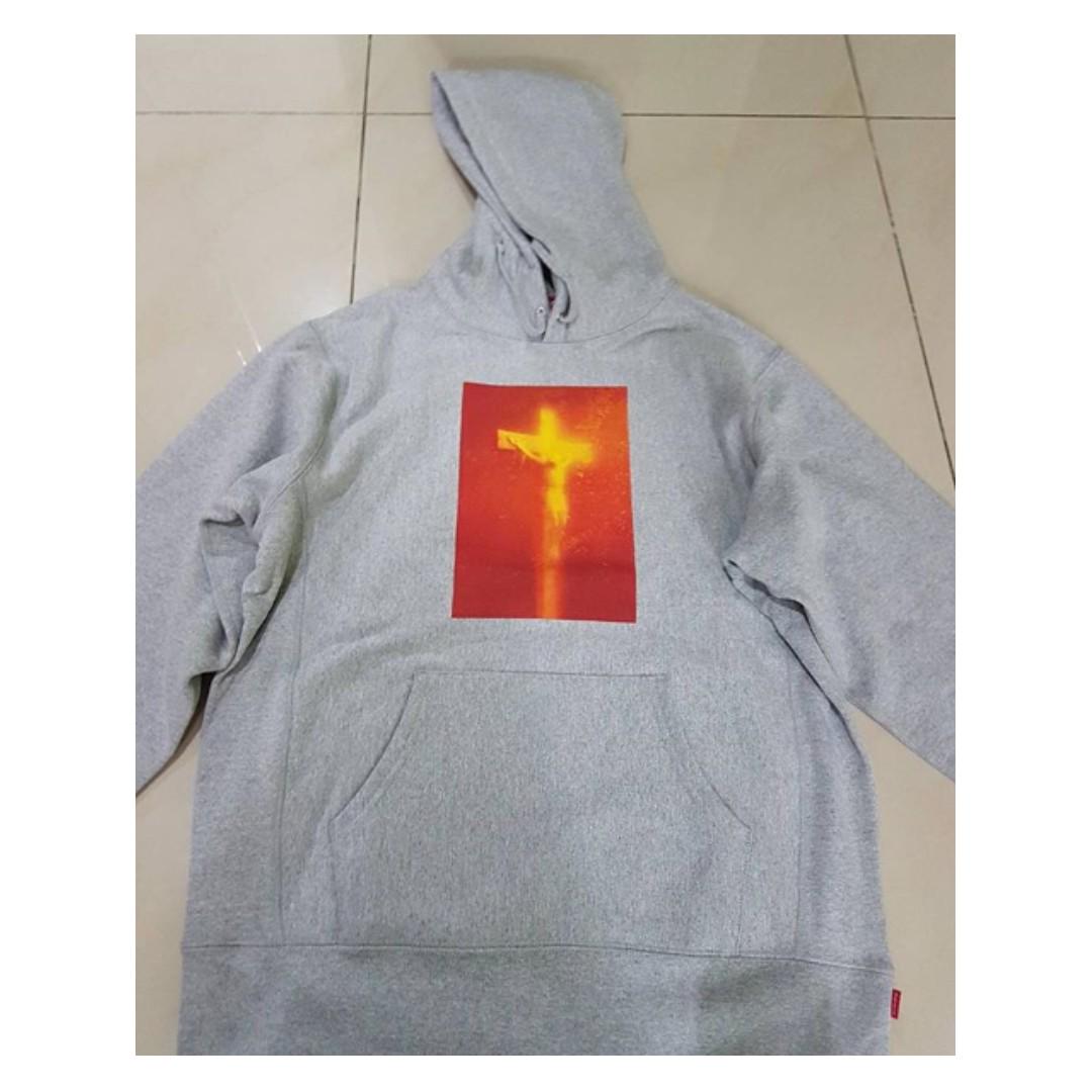 supreme christ hoodie