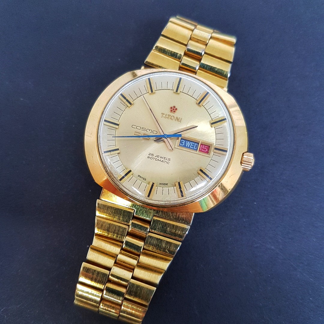Titoni Cosmo 88 Rotomatic Vintage Watch Luxury Watches on Carousell