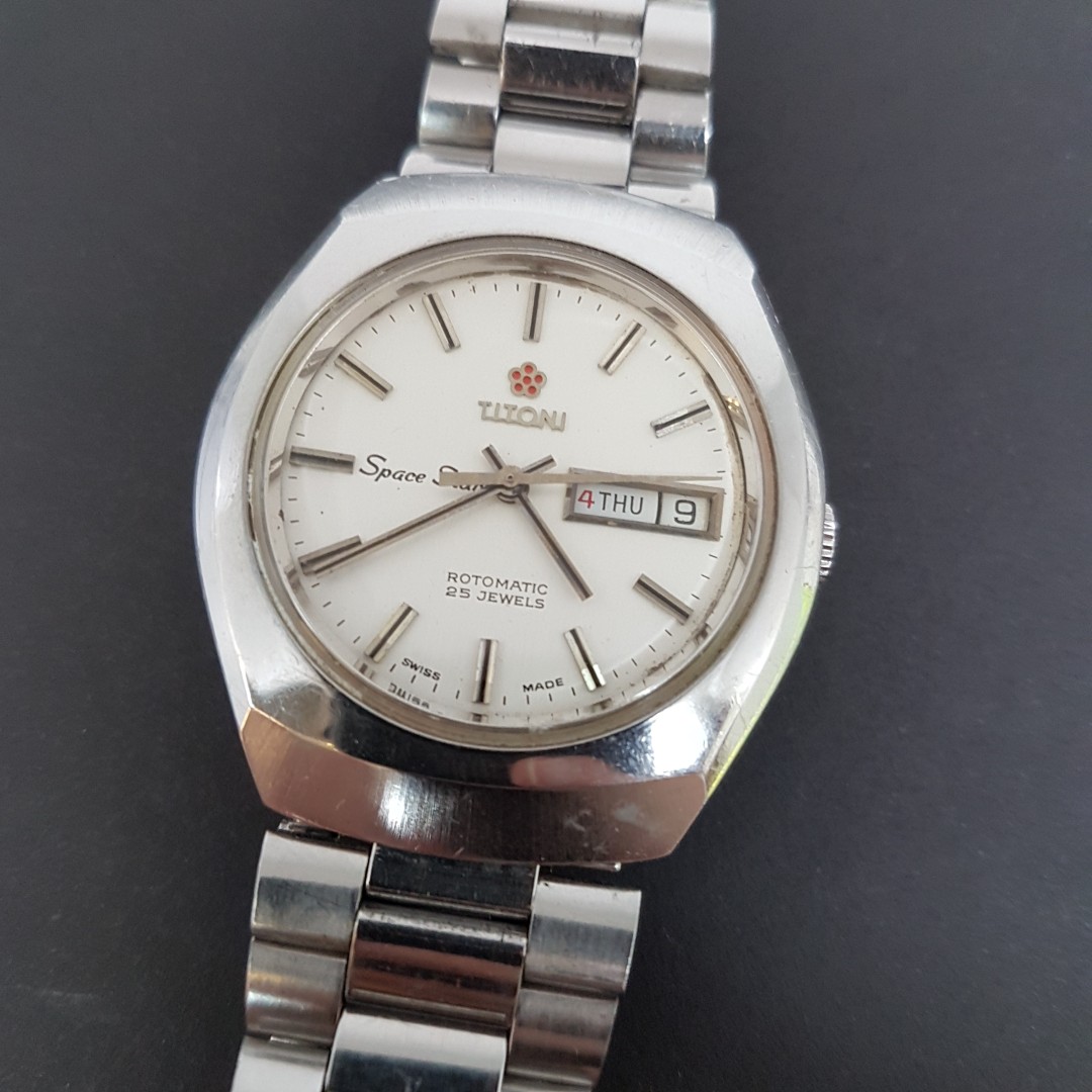 Titoni Space Star Rotomatic 5500 Vintage Watch Luxury Watches on