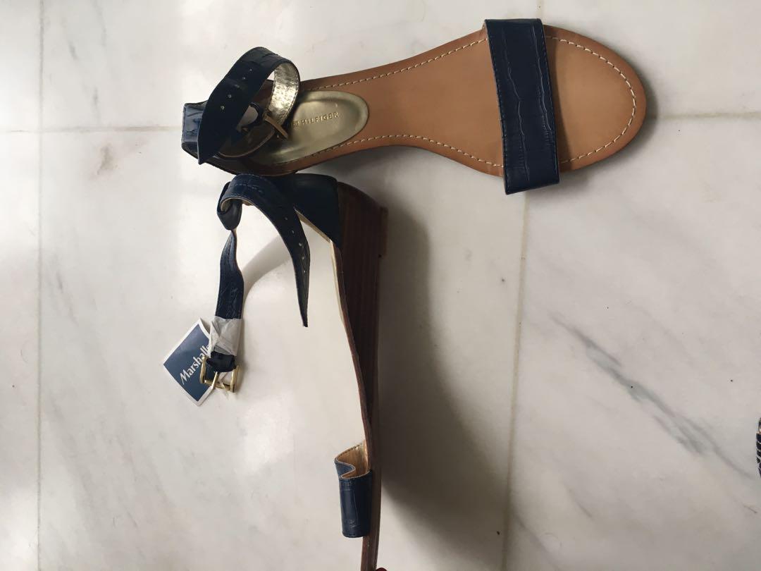 tommy hilfiger leather sandals