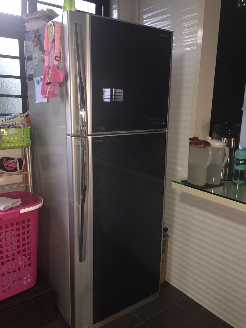 Toshiba 2 doors refrigerator (fridge) Hybrid Guard System, TV & Home