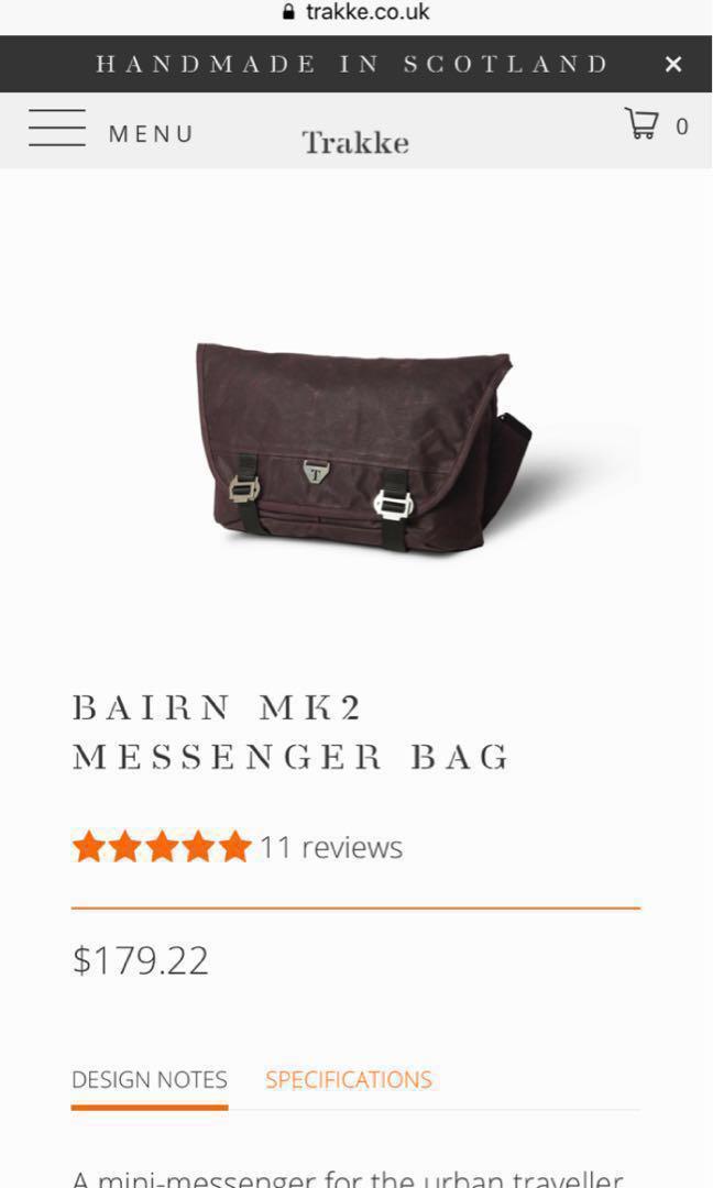 bairn mk2 mini messenger bag
