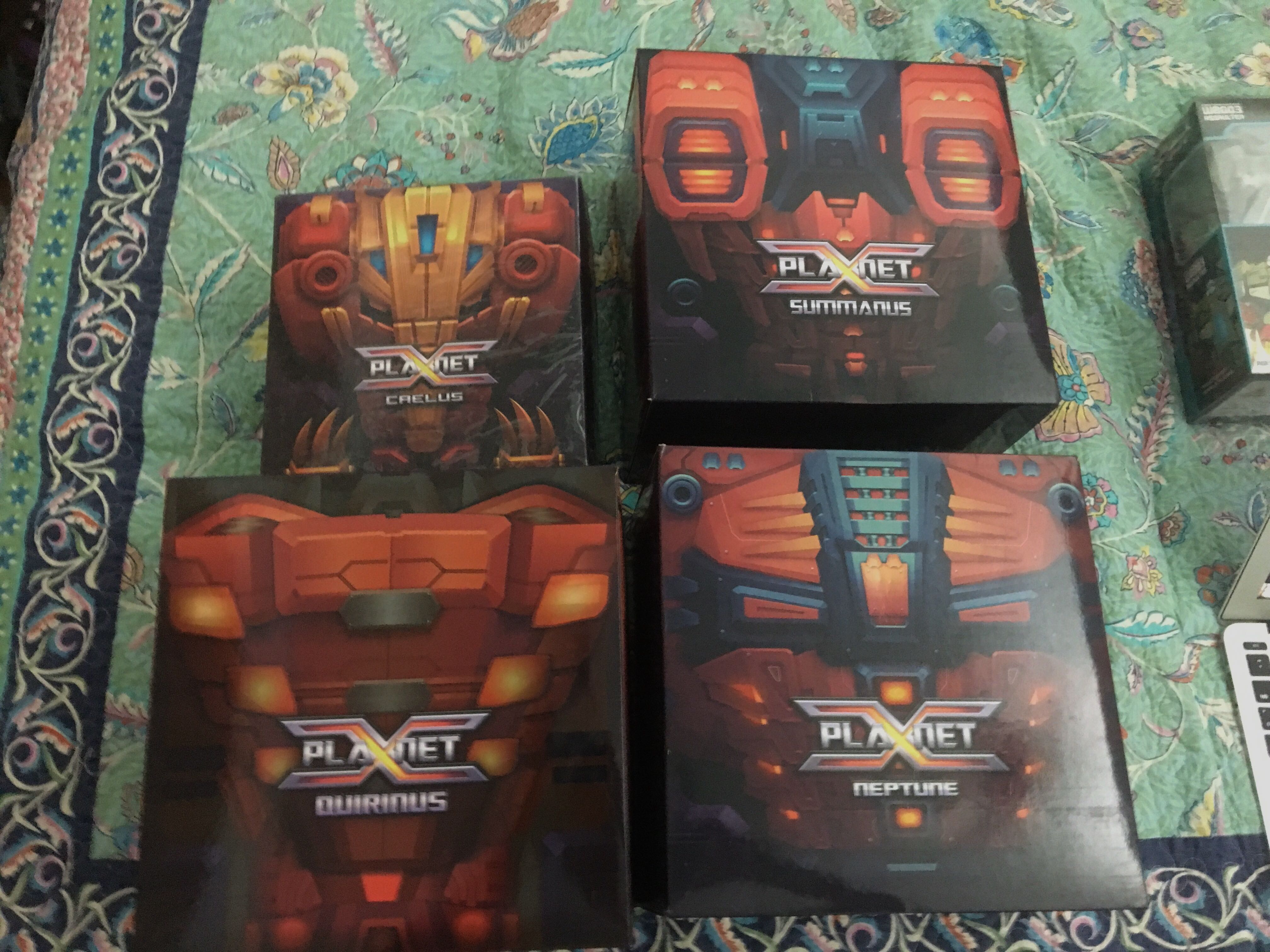 photo Transformers Planet X Dinobots transformers 3rd party fall of cybertron planet x dinobots quirinus caelus summanus neptune