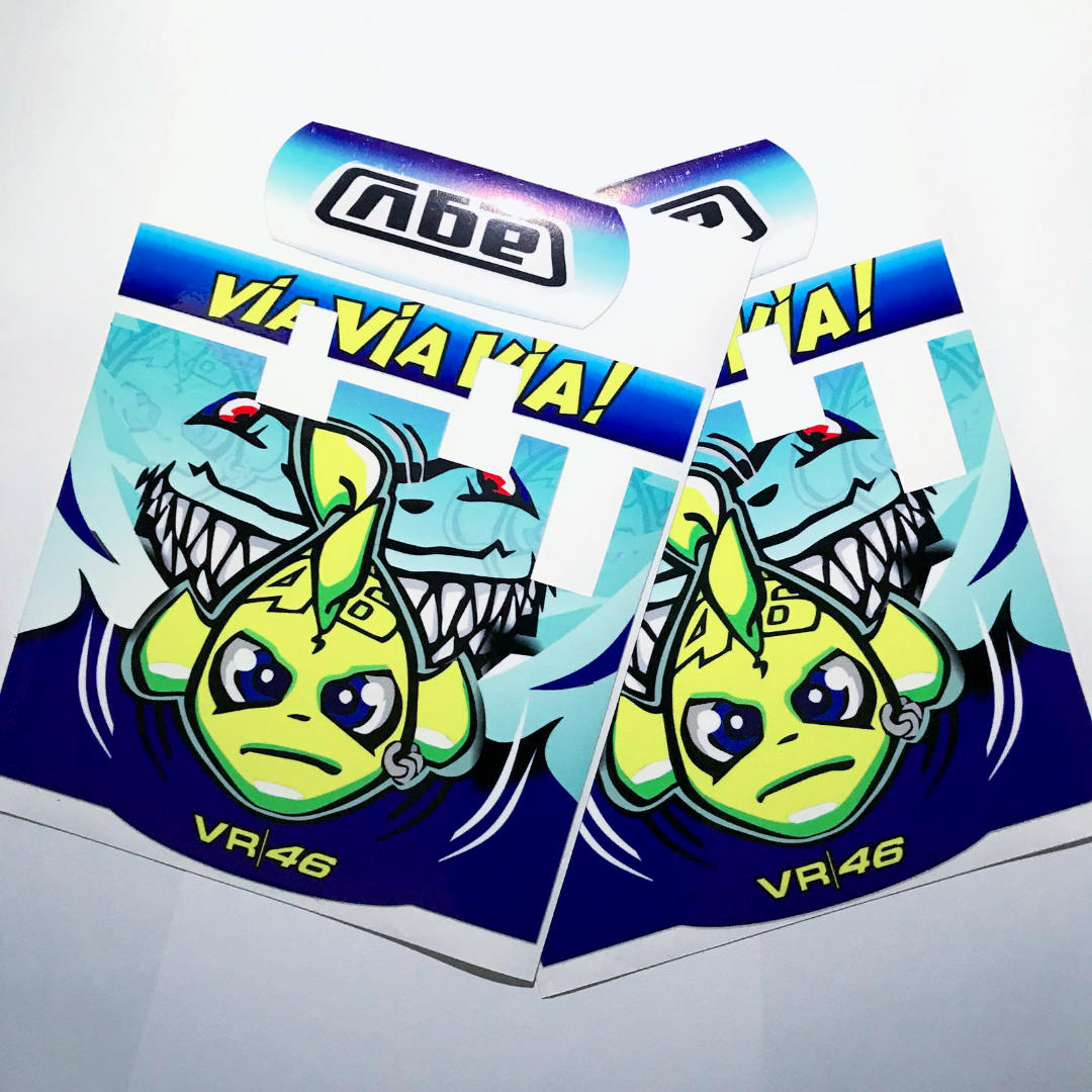 Valentino Rossi Shark Attack Misano Slim IU Unit Decal