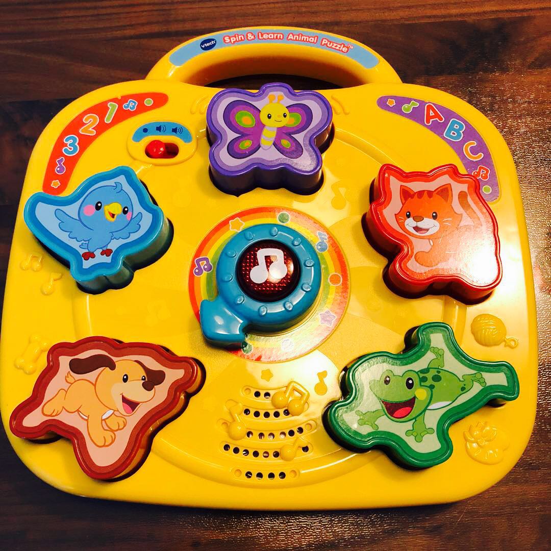 vtech spin and learn animal puzzle