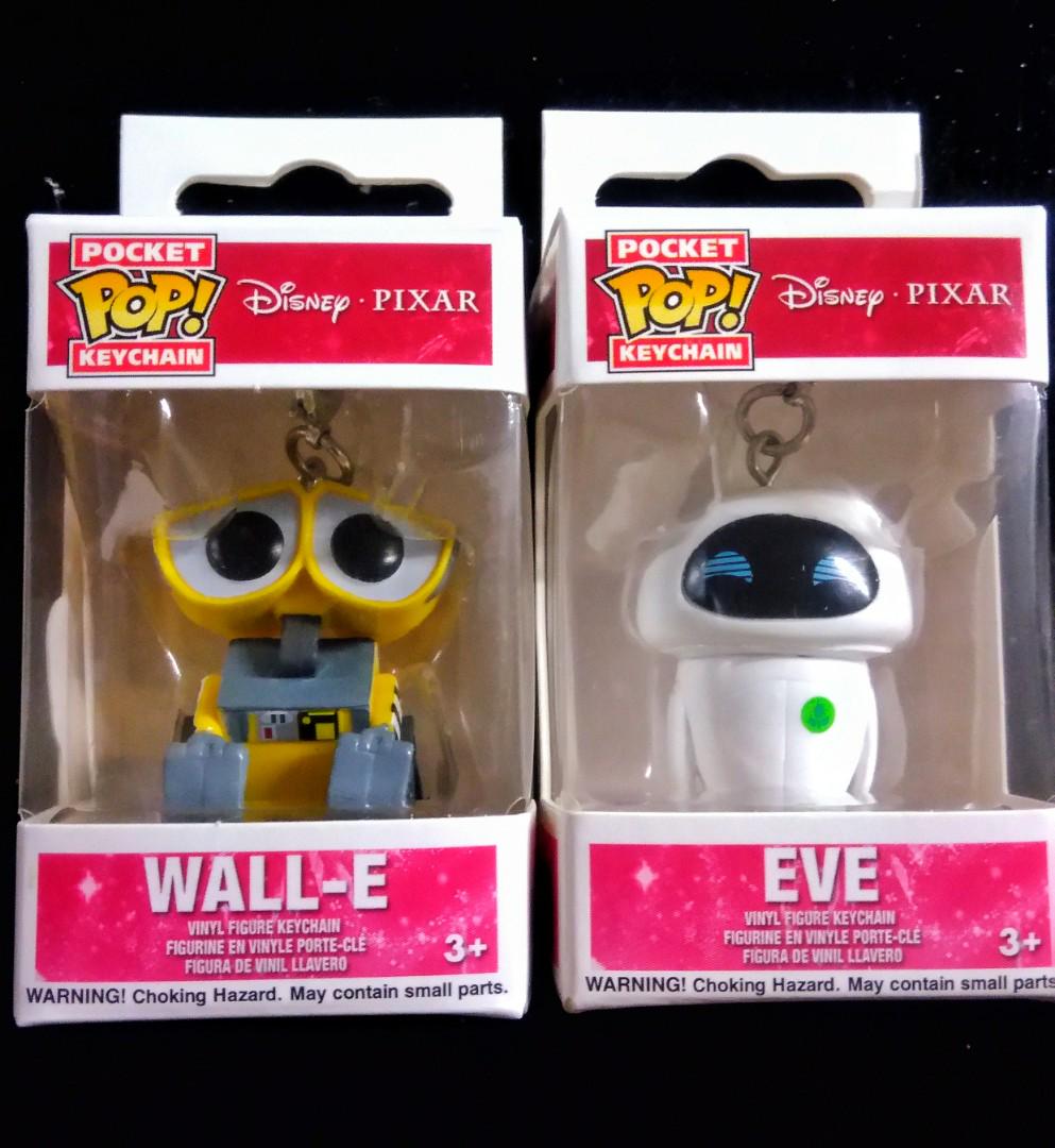 New Funko POP KEYCHAIN Wall-E /& EVE funko pop mini set 2 pièces