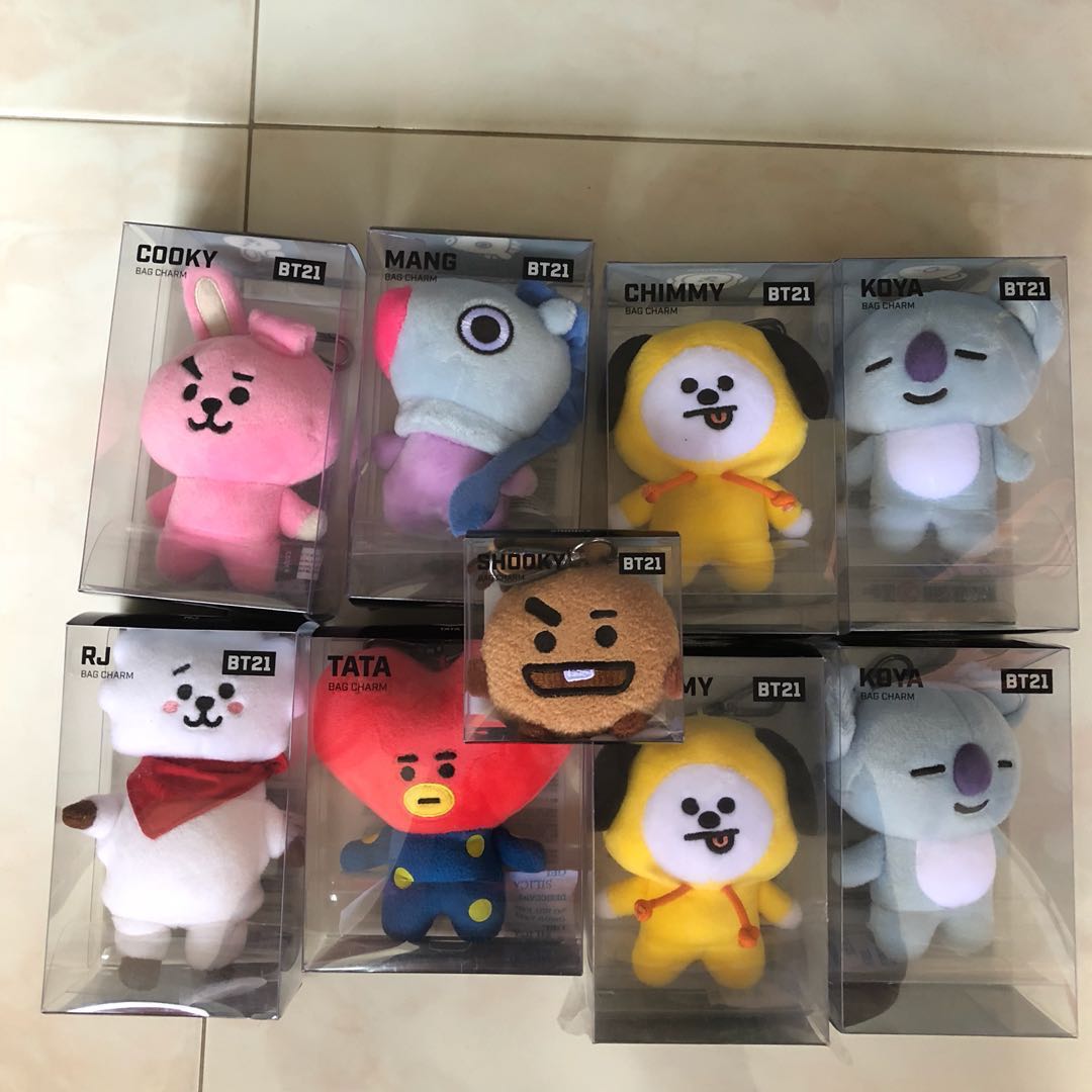 Wts Bt21 Bag Charm Doll Instocks Entertainment K Wave On Carousell