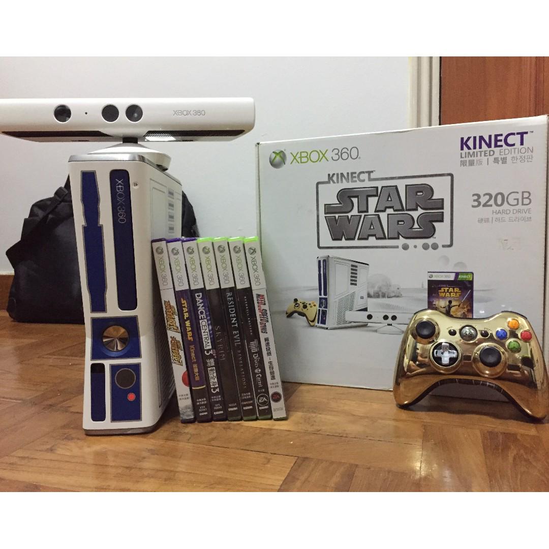 Xbox 360 Kinect Star Wars Collectors Edition With Games Toys Games Video Gaming Consoles On Carousell