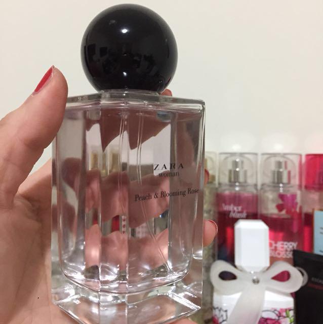 Zara peach and blooming rose perfume clearance
