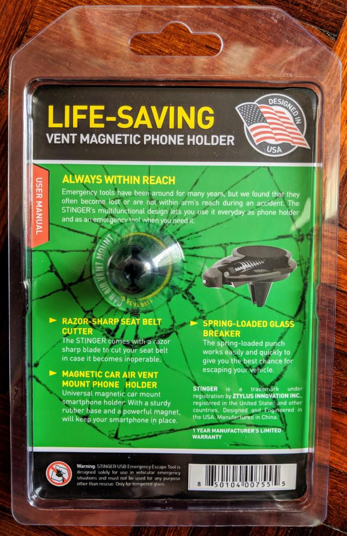 Ztylus Stinger Car Emergency Escape Tool Multi function LifeSaving