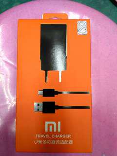 TRAVEL ADAPTOR CHARGER XIAOMI FAST CHARGING (10W)  ORIGINAL USB CABLE MICRO