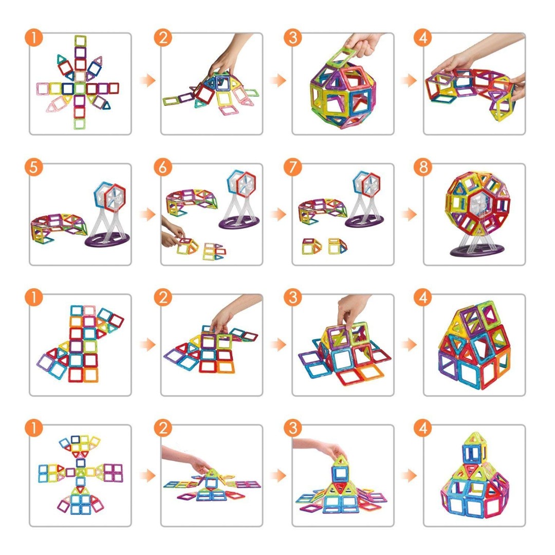 intey magnetic building blocks 66