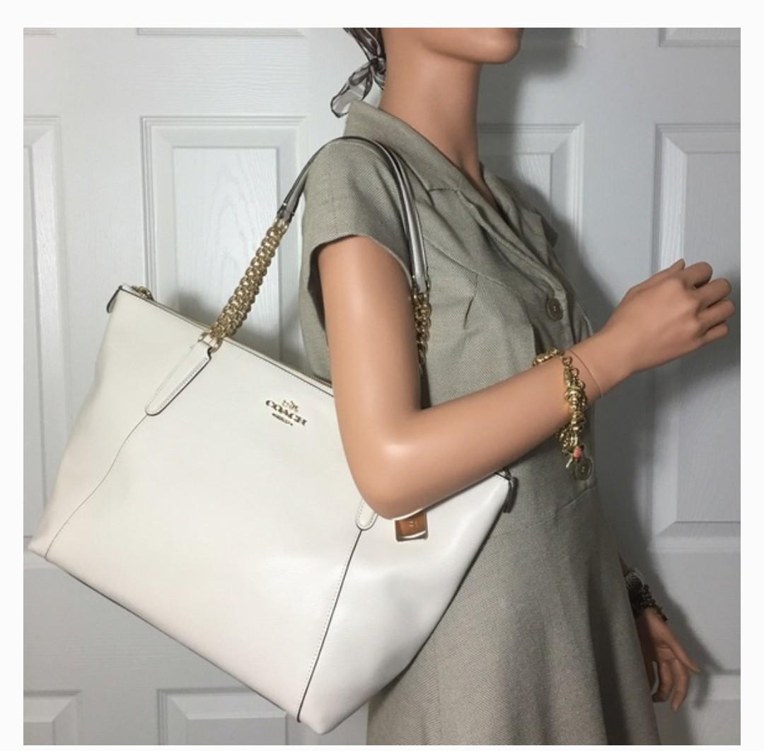 Coach ava discount tote size