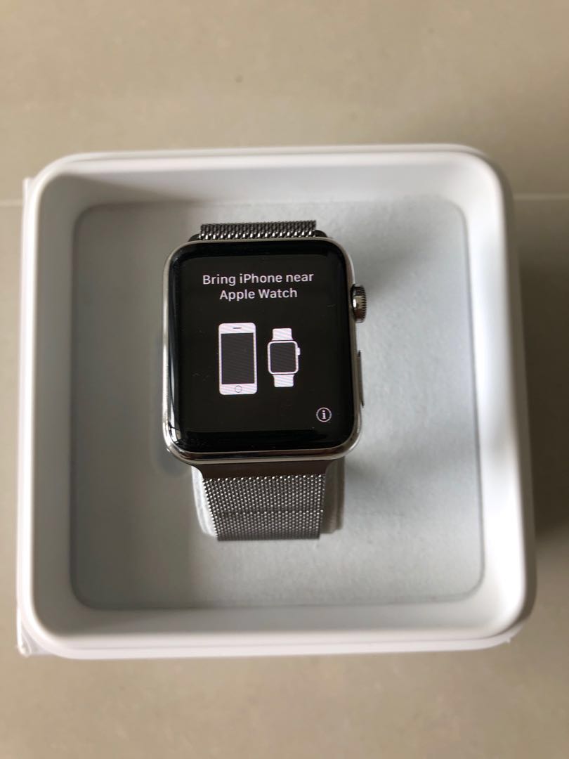 42mm Gen 1 Apple Watch Stainless Steel Milanese Loop Electronics Others On Carousell