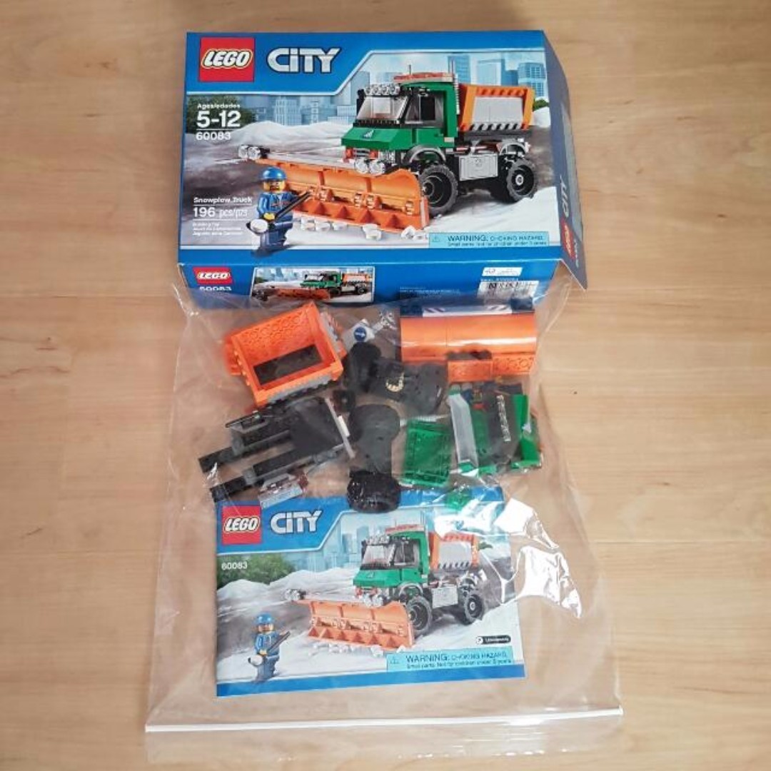 Lego city snowplow truck sales