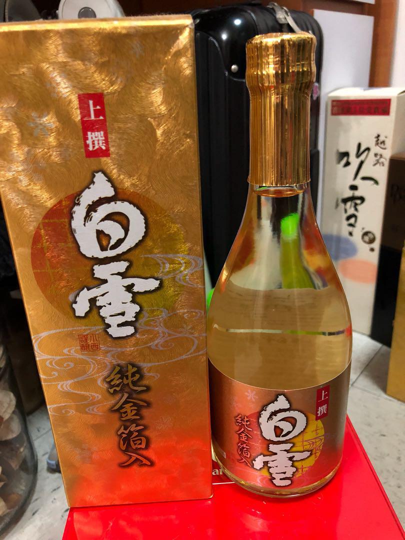 白雪上撰純金箔入清酒日本, 嘢食& 嘢飲, 飲料- Carousell