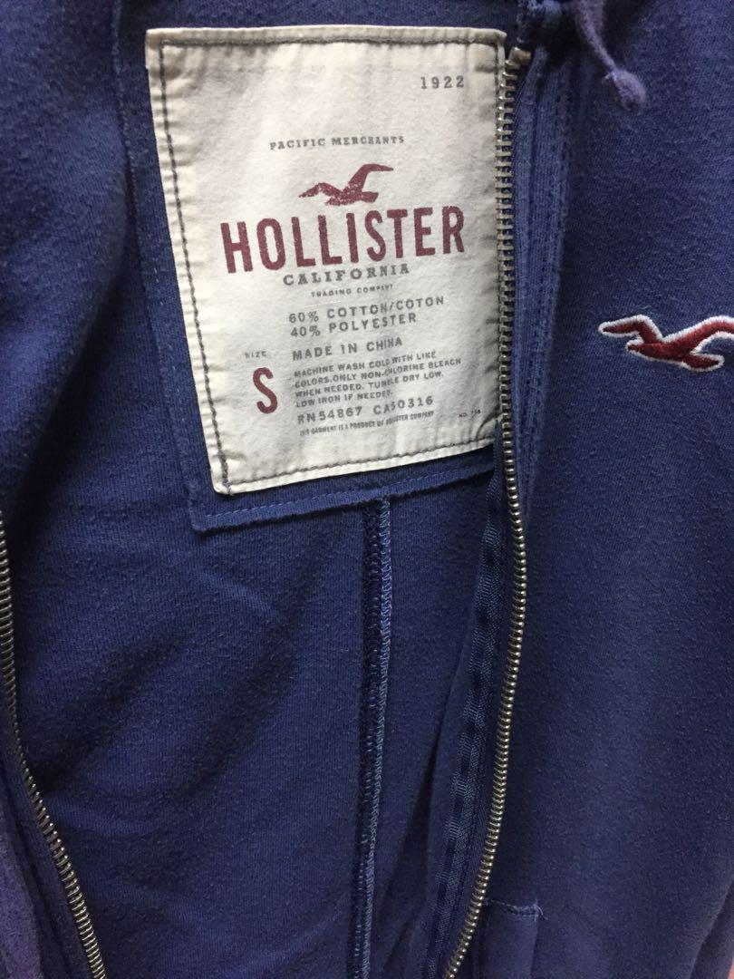 hollister blue jacket