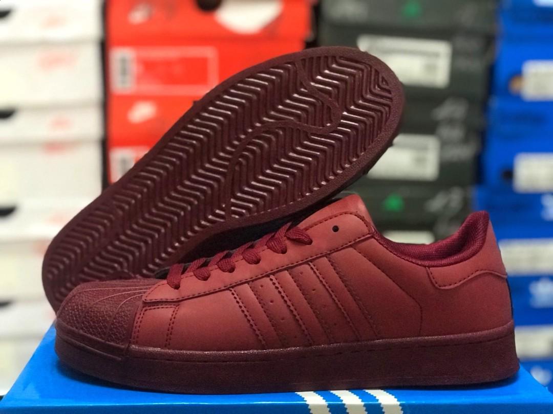 adidas superstar scarlet red