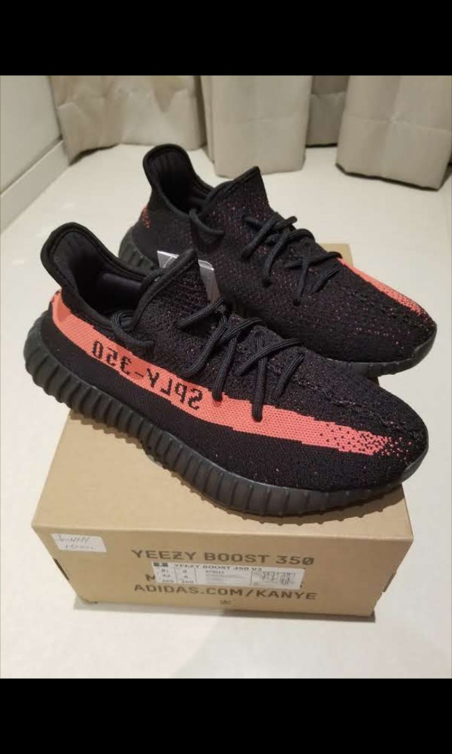 yeezy boost core black red