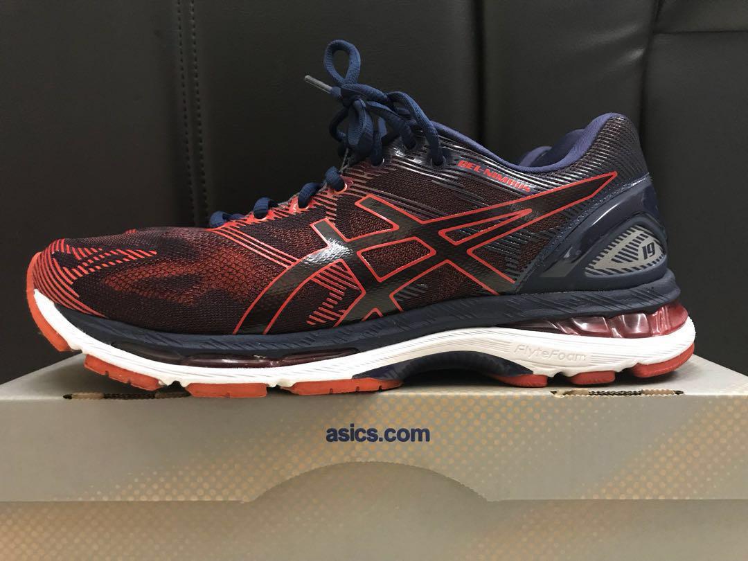 asics gel nimbus  19 mens Orange